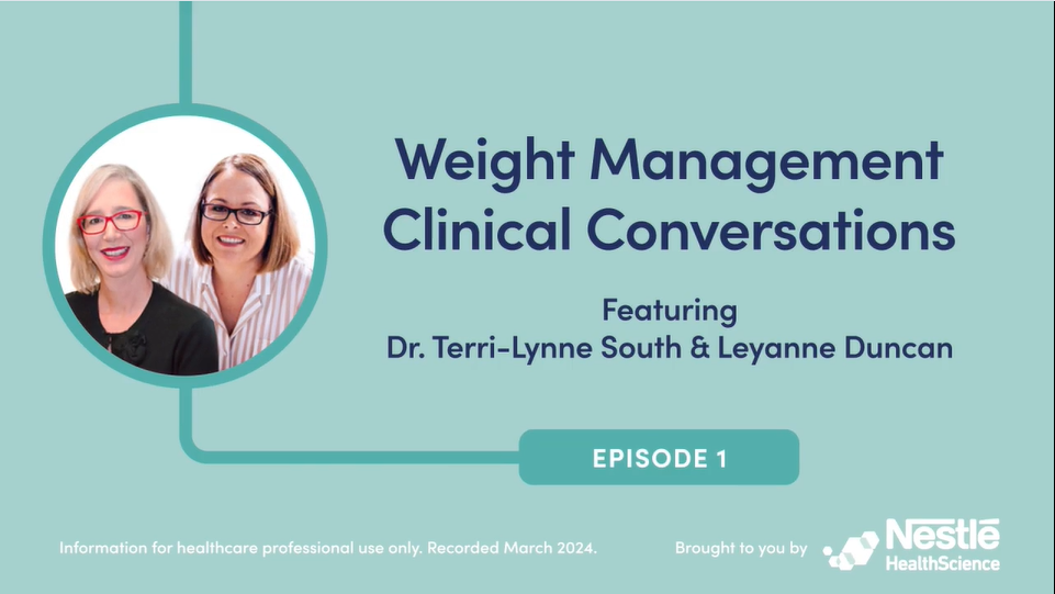 Vodcast. Episode 1: Weight Management Clinical Conversations (15 min) 