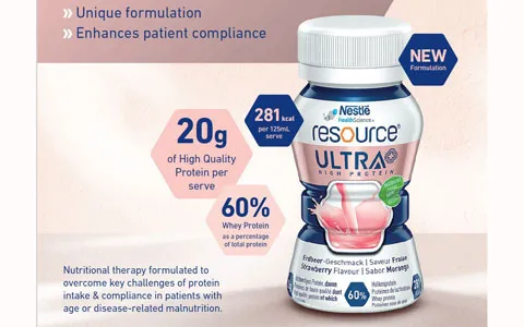 Introducing RESOURCE® ULTRA+ Low volume, high protein